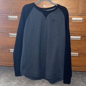 Hurley sweatshirt XXL grey black stripe